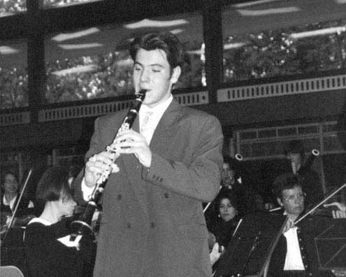 "Das Spiel des jungen Klarinettisten faszinierte", Ognjen Popovic beim Konzert.