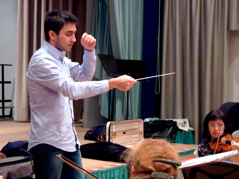 Generalprobe im Bürgersaal