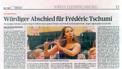 Konzertkritik Artikel der LKZ vom 20. November 2012